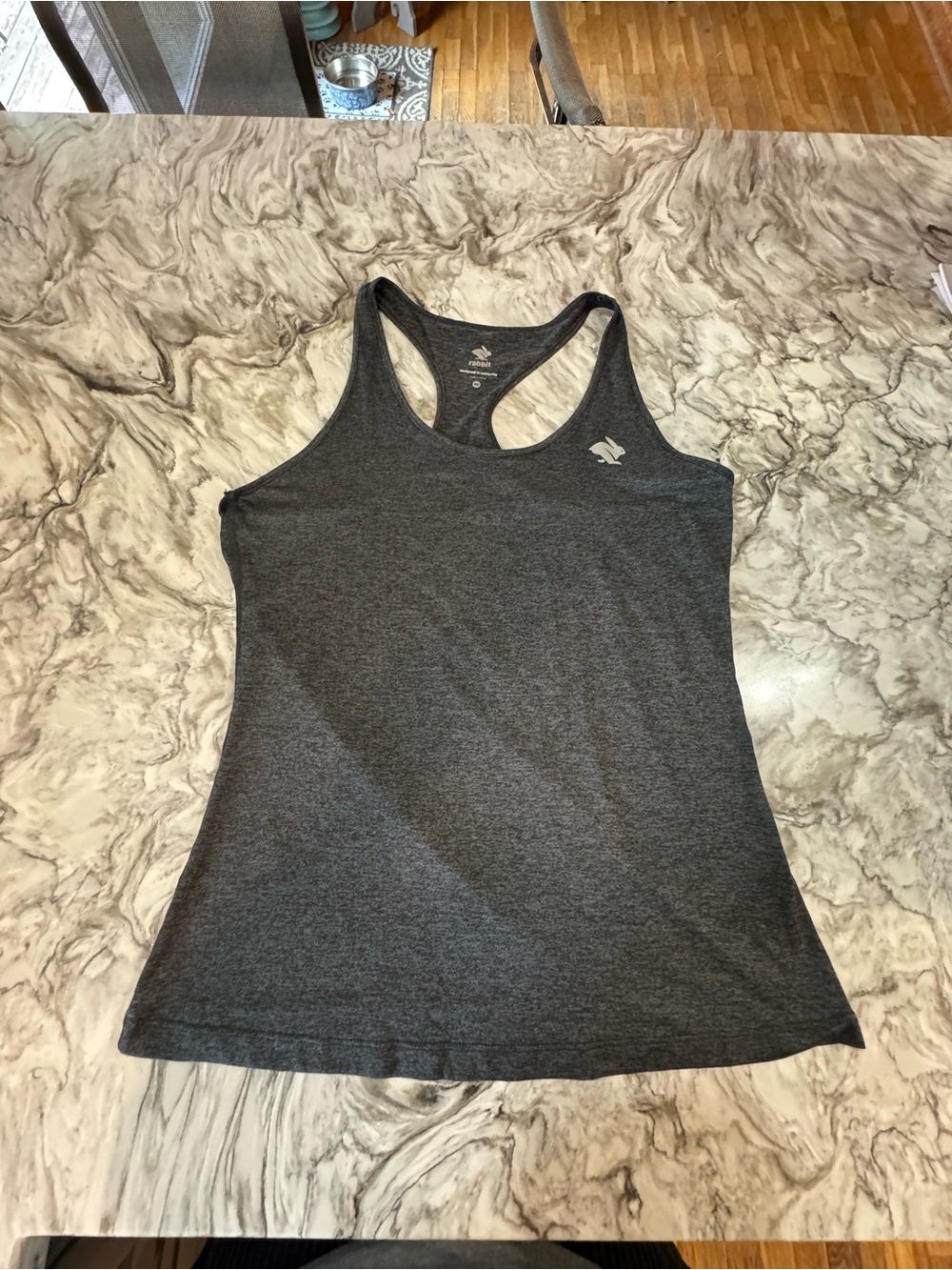 Danskin Charcoal Gray Racerback Tank TopRabbit running tank. Like new